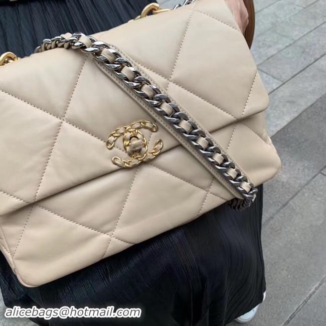 Good Looking Chanel 19 flap bag AS1161 Cream