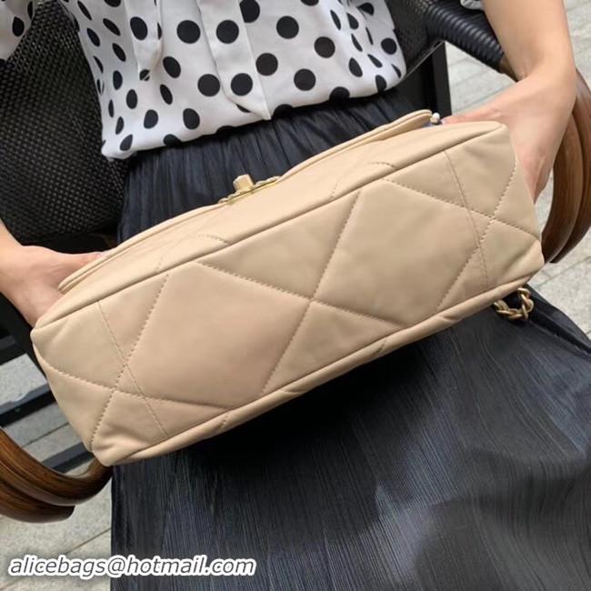 Good Looking Chanel 19 flap bag AS1161 Cream