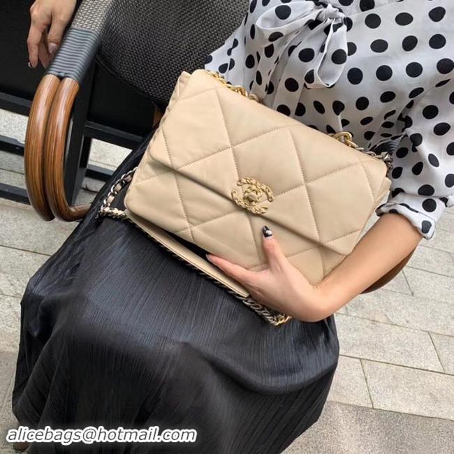 Good Looking Chanel 19 flap bag AS1161 Cream