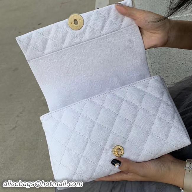 Best Price Chanel flap bag AS1170 white