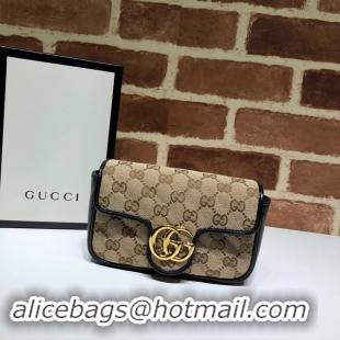 Practical Gucci GG Marmont mini shoulder bag 574969 black 