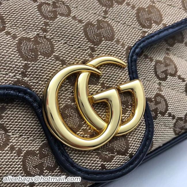 Practical Gucci GG Marmont mini shoulder bag 574969 black 