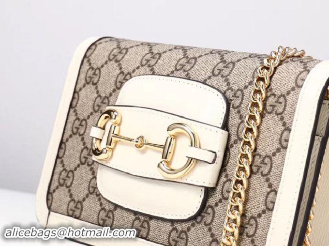 Luxury Gucci GG Marmont mini shoulder bag 600663 white