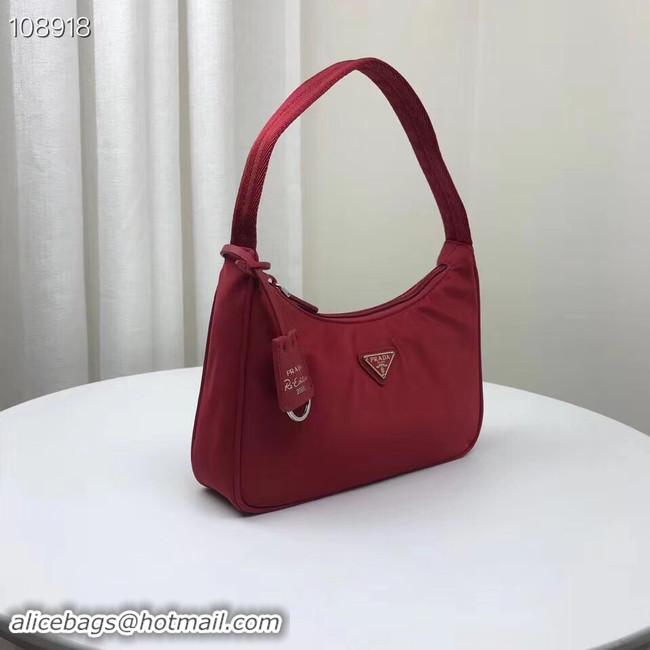 Good Quality Prada Nylon tote bag 1NE515 red