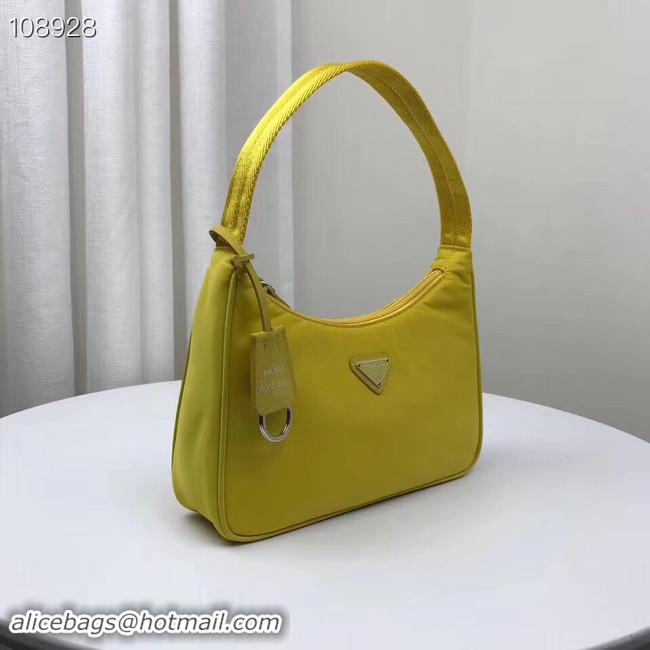 Good Looking Prada Nylon tote bag 1NE515 yellow