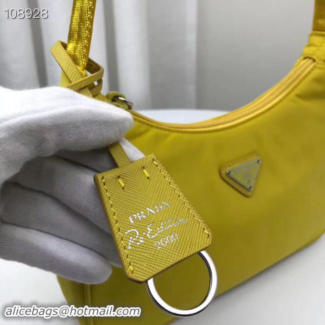 Good Looking Prada Nylon tote bag 1NE515 yellow