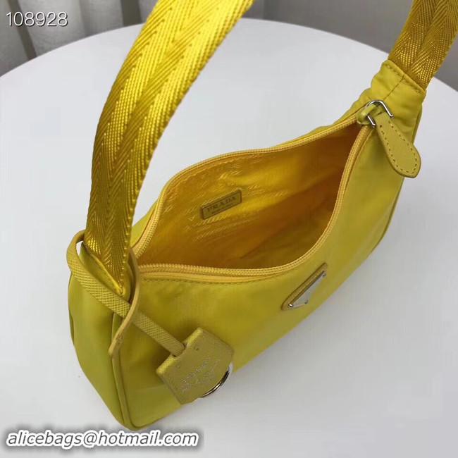 Good Looking Prada Nylon tote bag 1NE515 yellow