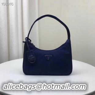 Pretty Style Prada Nylon tote bag 1NE515 blue