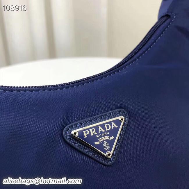 Pretty Style Prada Nylon tote bag 1NE515 blue