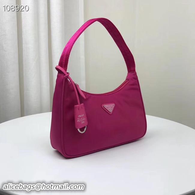 Shop Duplicate Prada Nylon tote bag 1NE515 rose