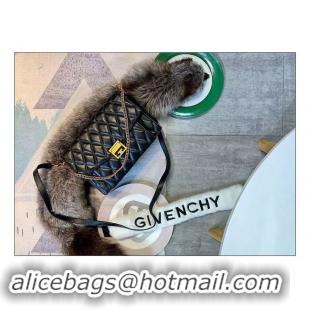 Top Quality Givenchy GV3 Lambskin Shoulder Bag Large 501448 Black