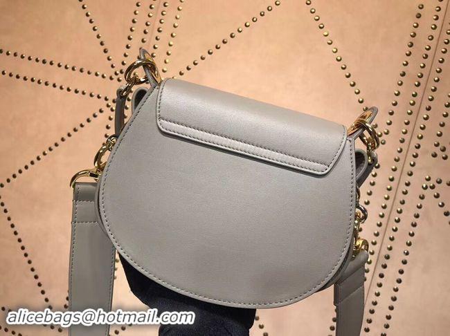 Good Looking CHLOE Tess Small leather shoulder bag 3E153 grey