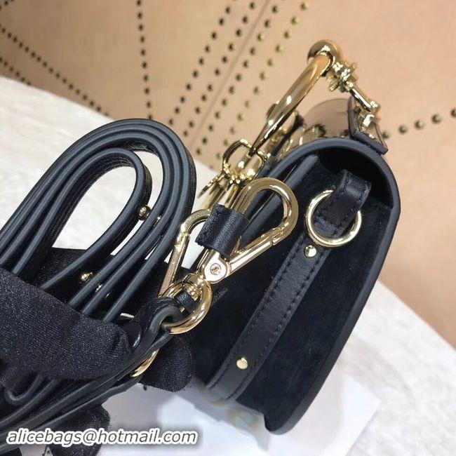 Pretty Style CHLOE Small Nile patent leather bracelet bag 3E1302 black