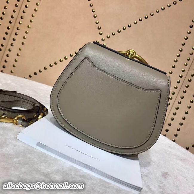 Purchase CHLOE Small Nile leather Horse bracelet bag 3E1302 grey