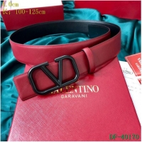 High Quality Valentino Width 4cm Togo Leather VLOGO Belt V7173