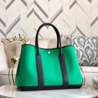 Classic Hot Hermes Garden Party 36cm Tote Bags Original Leather A3698 Green