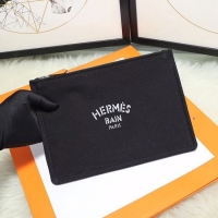 New Style Hermes Cosmetic Bag H3700 Black