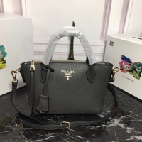 Best Grade Prada Calf leather bag 1BA111 grey