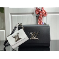 Super Discount Louis vuitton original epi leather TWIST MM M50280 black&white