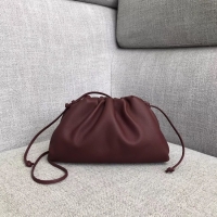 Luxury Bottega Veneta Sheepskin Handble Bag Shoulder Bag 1189 Crimson