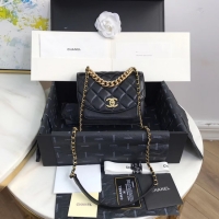 Inexpensive Chanel Small flap bag AS0784 black