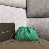 Best Grade Bottega Veneta Sheepskin Weaving Original Leather BV3693 Green