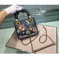 Grade Quality LADY DIOR embroidered cattle leather M05053