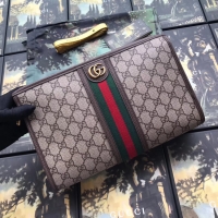 Sumptuous Famous Gucci Ophidia series GG wash bag 598234 brown