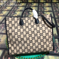 High Quality Discount Gucci GG wool shopping bag 598169 white