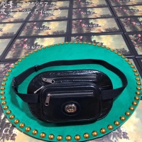 Buy Cheap Gucci GG Original Leather belt bag 575857 black