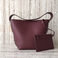 New Stylish Givenchy Saddle Bag Calfskin Leather G06634 Wine