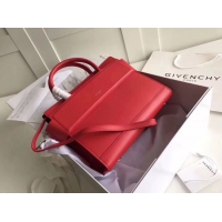 Luxury GIVENCHY Horizon leather shoulder bag 95828 red