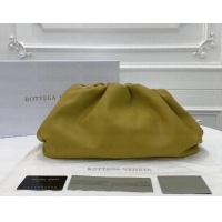 Unique Style Bottega Veneta Oversize Frame Pouch Clutch Bag In Butter Calf Yellow 191113