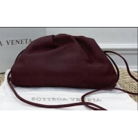 Perfect Bottega Veneta Frame Pouch Clutch Small Bag with Strap In Butter Calf 1911132 Burgundy