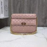 Classic VALENTINO Quilted leather shoulder bag 45276 pink