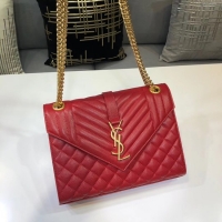 Luxury Hot SAINT LAURENT Medium satchel 487206 red