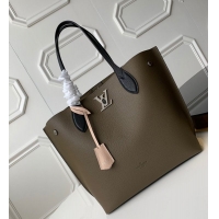 Hot Fashion Louis Vuitton Soft Calfskin Lockme Go Tote Bag M55523