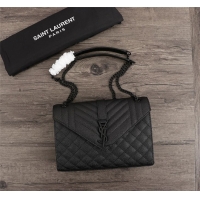 Good Quality SAINT LAURENT Medium satchel 487206 black