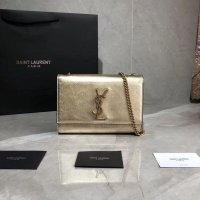 Pretty Style Yves Saint Laurent Kate Small Sheepskin Shoulder Bag Y469390 Gold