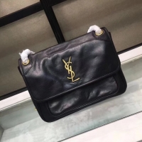 Original Cheap Saint Laurent Niki Medium Monogram Shoulder Bag 2830 black