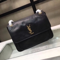 Luxury Saint Laurent Niki Large Monogram Shoulder Bag 2829 black