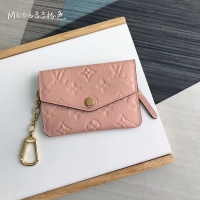 Top Grade Louis Vuitton card holder N60633 pink