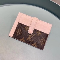 Best Grade Louis Vuitton Monogram Canvas Card Holder M61730 Pink