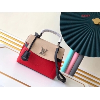 Cheap Price Louis vuitton original LOCKME EVER BB M53937 Kabuki Red&Quartz White&Black