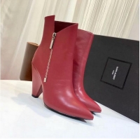 Buy Faux Yves Saint Laurent Wedge Booties YSL8962 Red