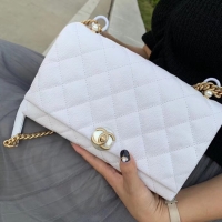 Best Price Chanel flap bag AS1170 white