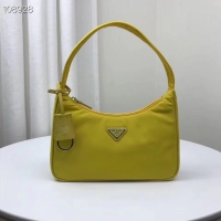 Good Looking Prada Nylon tote bag 1NE515 yellow