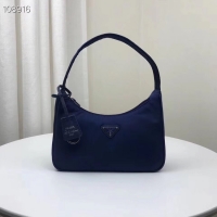 Pretty Style Prada Nylon tote bag 1NE515 blue