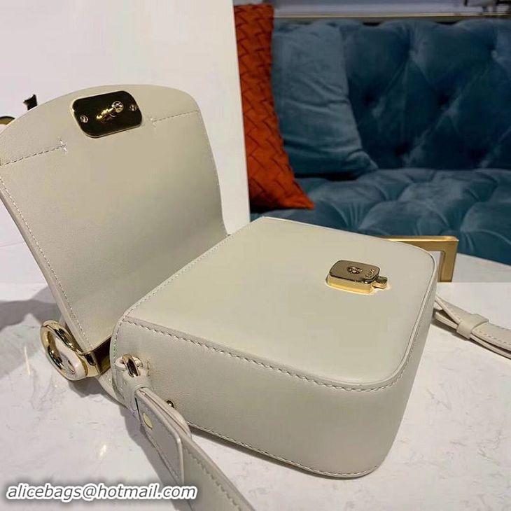 Affordable Price Chloe Original Calfskin Leather Top Handle Small Bag 3S030 White