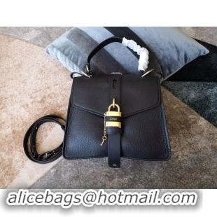 Crafted Chloe Original Buckskin Leather Lock Bag 3S088 Black